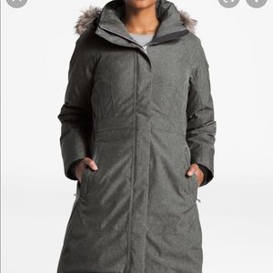Women’s The North Face Arctic Parka Heather Grey Large New w/ Tags